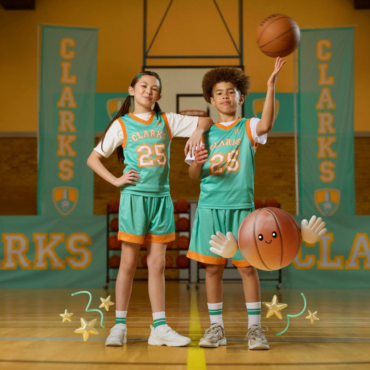 Crafton Move Kid White/White - Clarks Kids