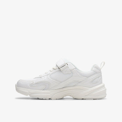 Crafton Move Kid White/White - Clarks Kids