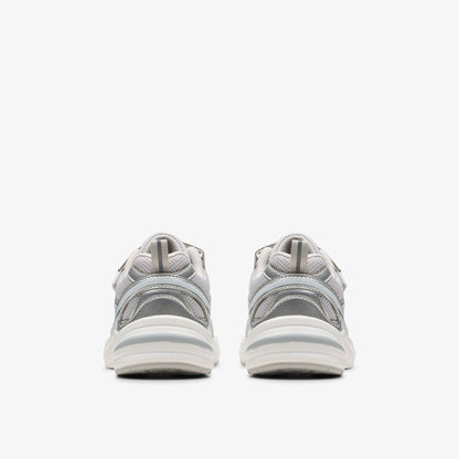 Crafton Move Kid Silver Metallic - Clarks Kids