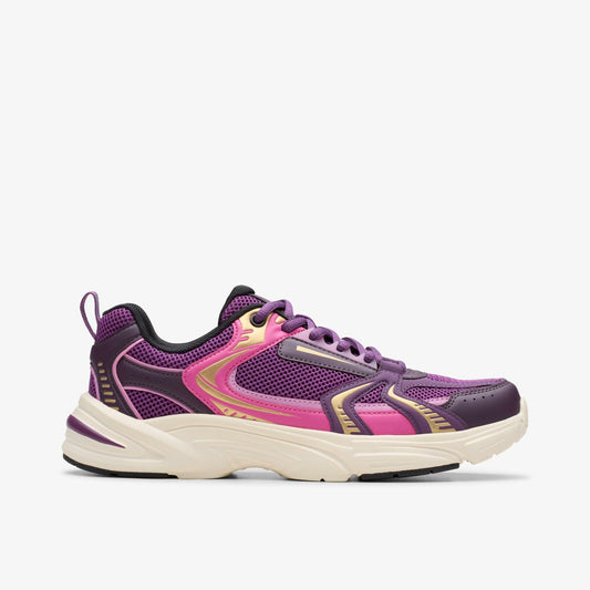 Crafton Move Youth Purple Combination - Clarks Kids