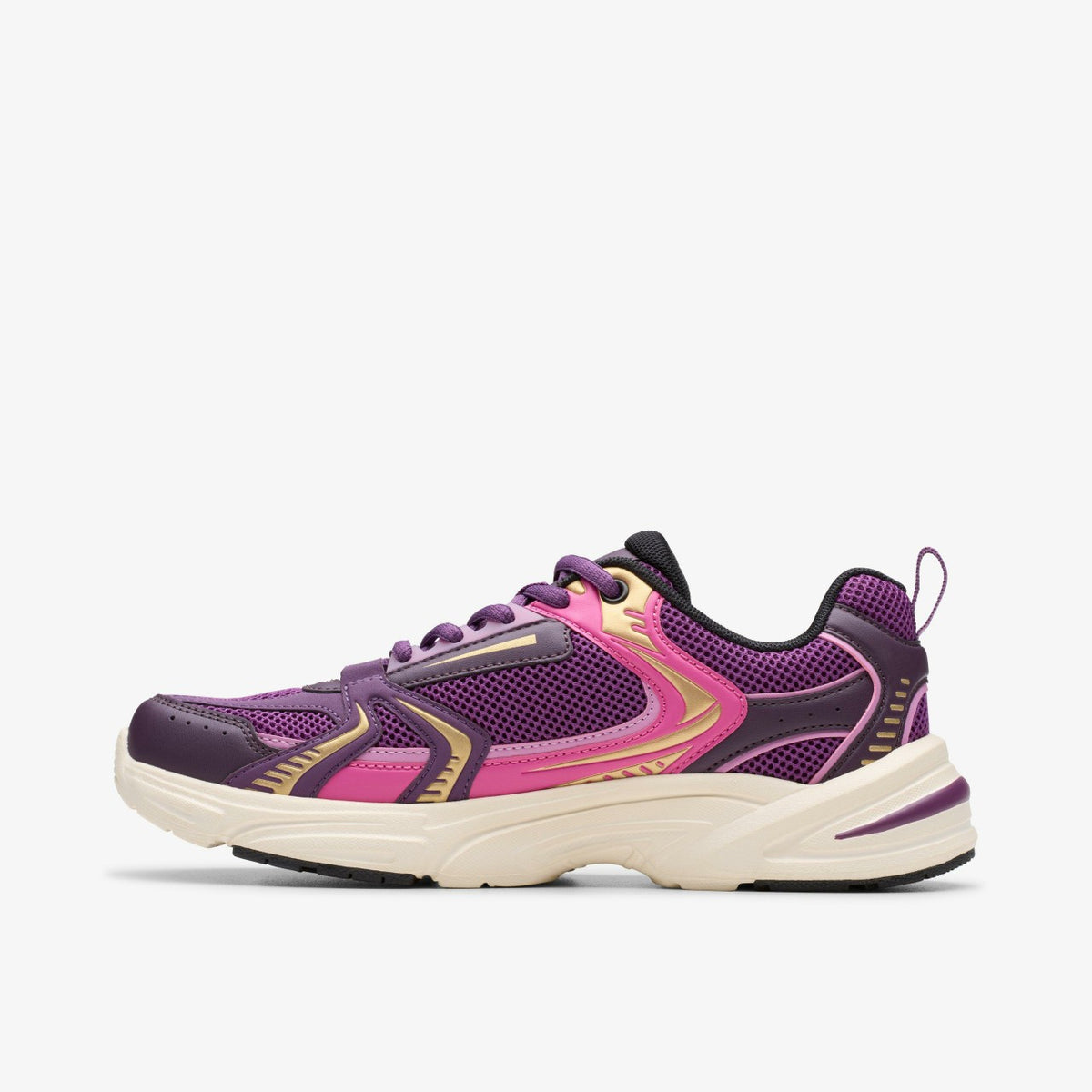 Crafton Move Youth Purple Combination - Clarks Kids