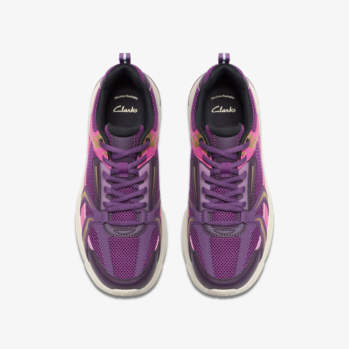 Crafton Move Youth Purple Combination - Clarks Kids