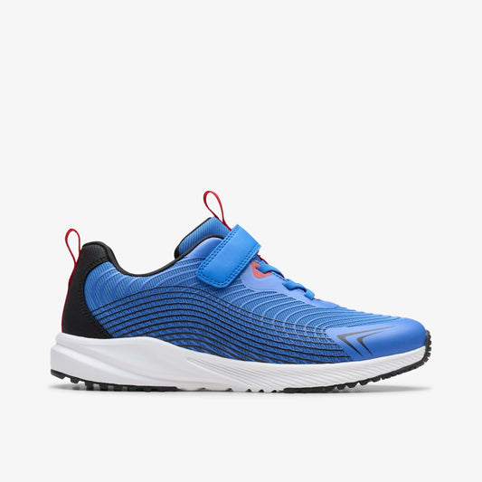 Deyes Dash Youth Blue Synthetic - Clarks Kids
