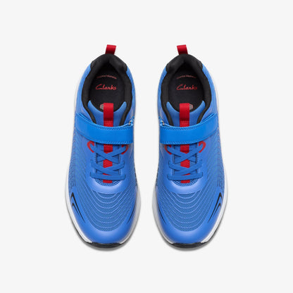 Deyes Dash Youth Blue Synthetic - Clarks Kids