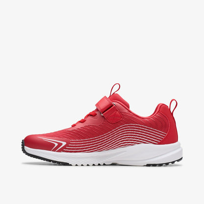 Deyes Dash Youth Red Synthetic - Clarks Kids