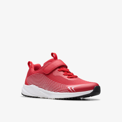 Deyes Dash Youth Red Synthetic - Clarks Kids