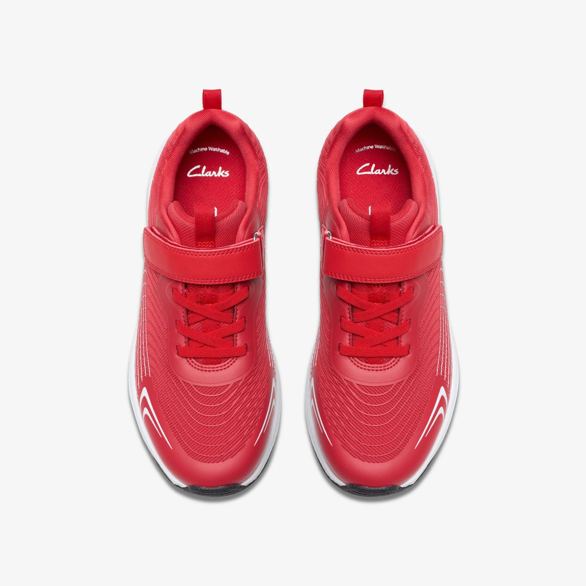 Deyes Dash Youth Red Synthetic - Clarks Kids