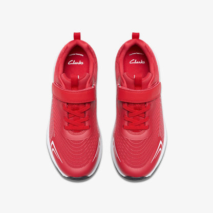 Deyes Dash Youth Red Synthetic - Clarks Kids