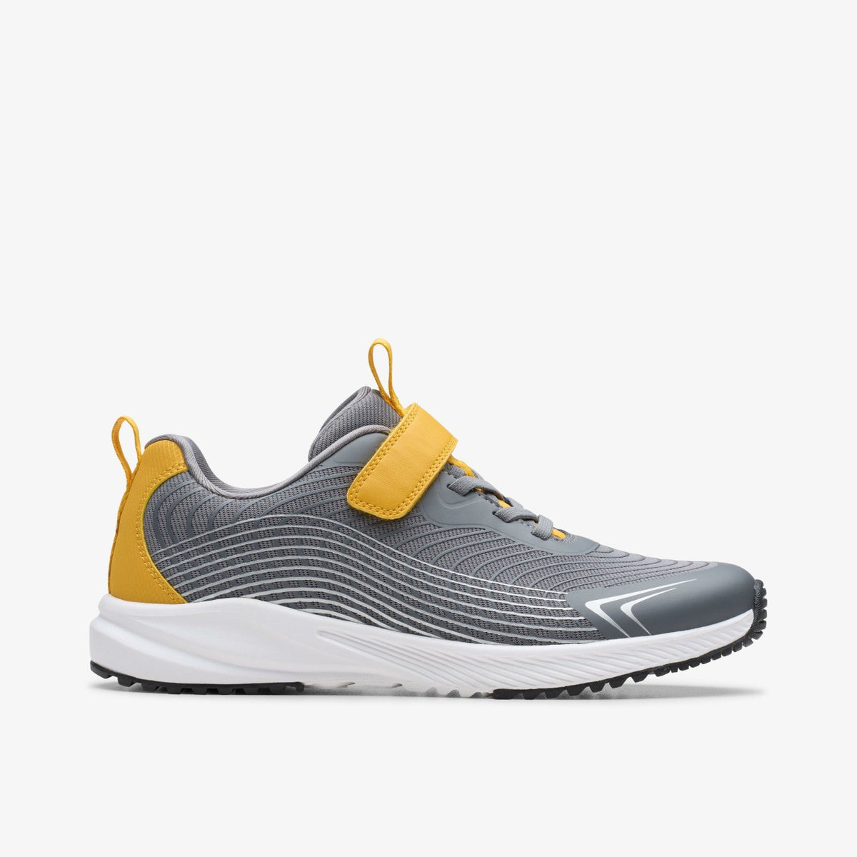 Deyes Dash Youth Grey Synthetic - Clarks Kids