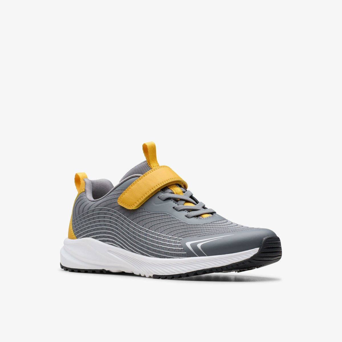 Deyes Dash Youth Grey Synthetic - Clarks Kids