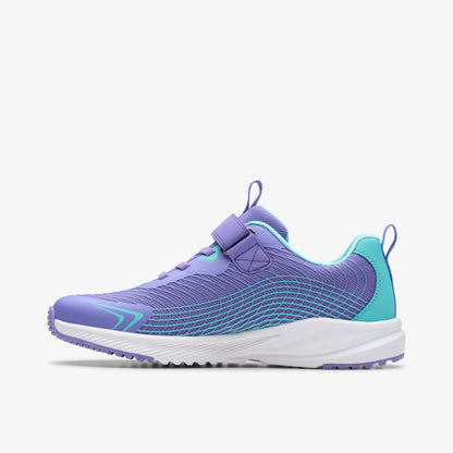 Deyes Dash Youth Purple Synthetic - Clarks Kids
