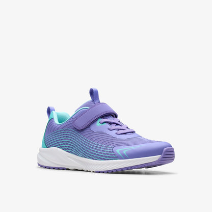 Deyes Dash Youth Purple Synthetic - Clarks Kids