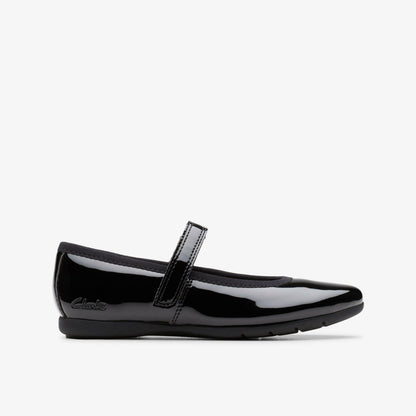 Dance Wish Kid Black Patent - Clarks Kids