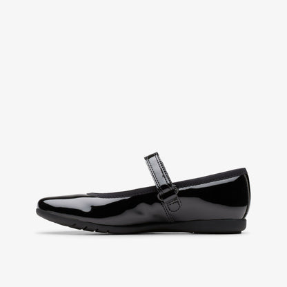 Dance Wish Kid Black Patent - Clarks Kids
