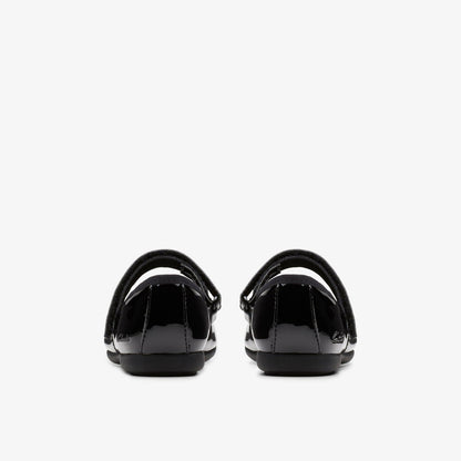 Dance Wish Kid Black Patent - Clarks Kids