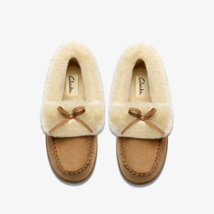 Leno Cosy Tan - Clarks Women