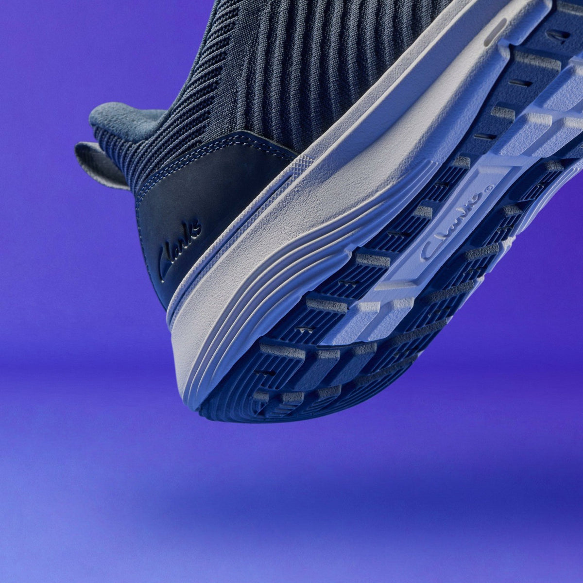 Motion Trek LT Navy Knit - Clarks Men