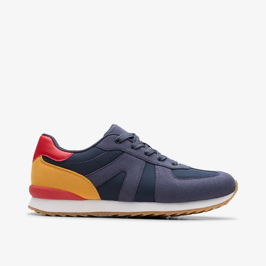 Jaspen Vibe Youth Navy - Clarks Kids