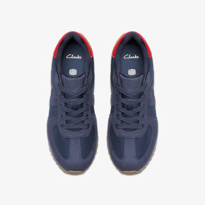 Jaspen Vibe Youth Navy - Clarks Kids