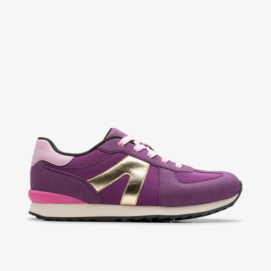 Jaspen Vibe Youth Purple - Clarks Kids