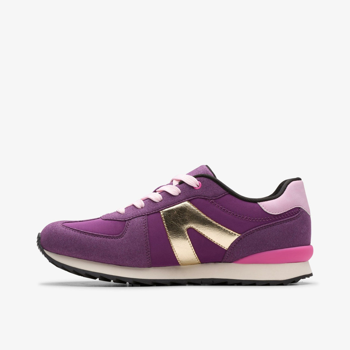 Jaspen Vibe Youth Purple - Clarks Kids