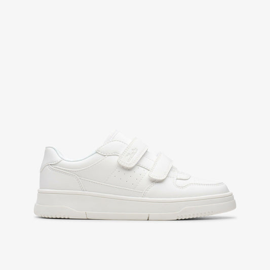 Canyon Sky Kid White/White - Clarks Kids