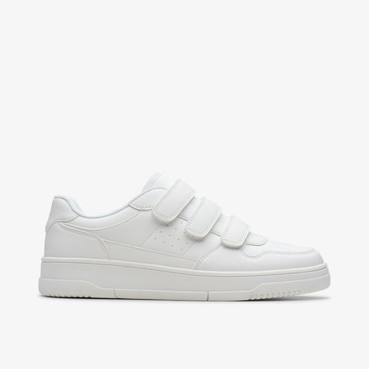 Canyon Sky Youth White/White - Clarks Kids
