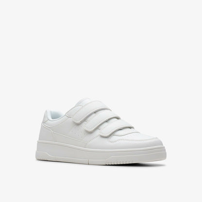 Canyon Sky Youth White/White - Clarks Kids