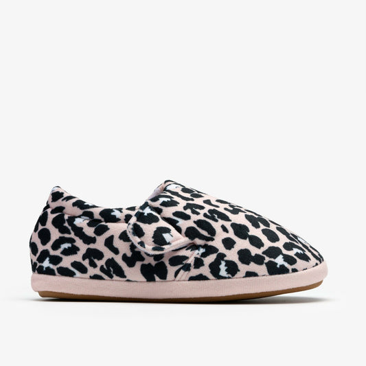 Fluffy Snug Kid Blush Pink Print - Clarks Kids