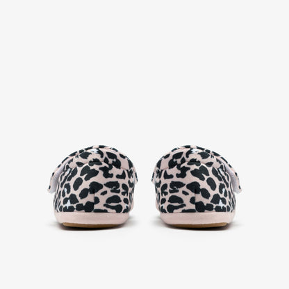 Fluffy Snug Kid Blush Pink Print - Clarks Kids