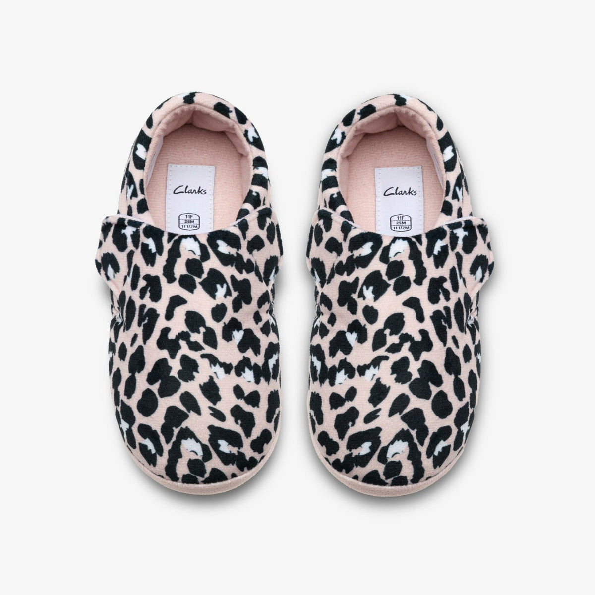 Fluffy Snug Kid Blush Pink Print - Clarks Kids