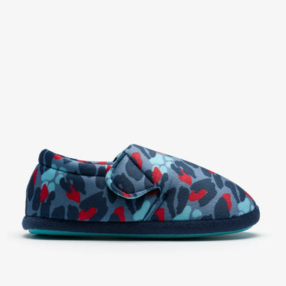 Fluffy Snug Kid Blue Camo Combination - Clarks Kids