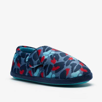 Fluffy Snug Kid Blue Camo Combination - Clarks Kids