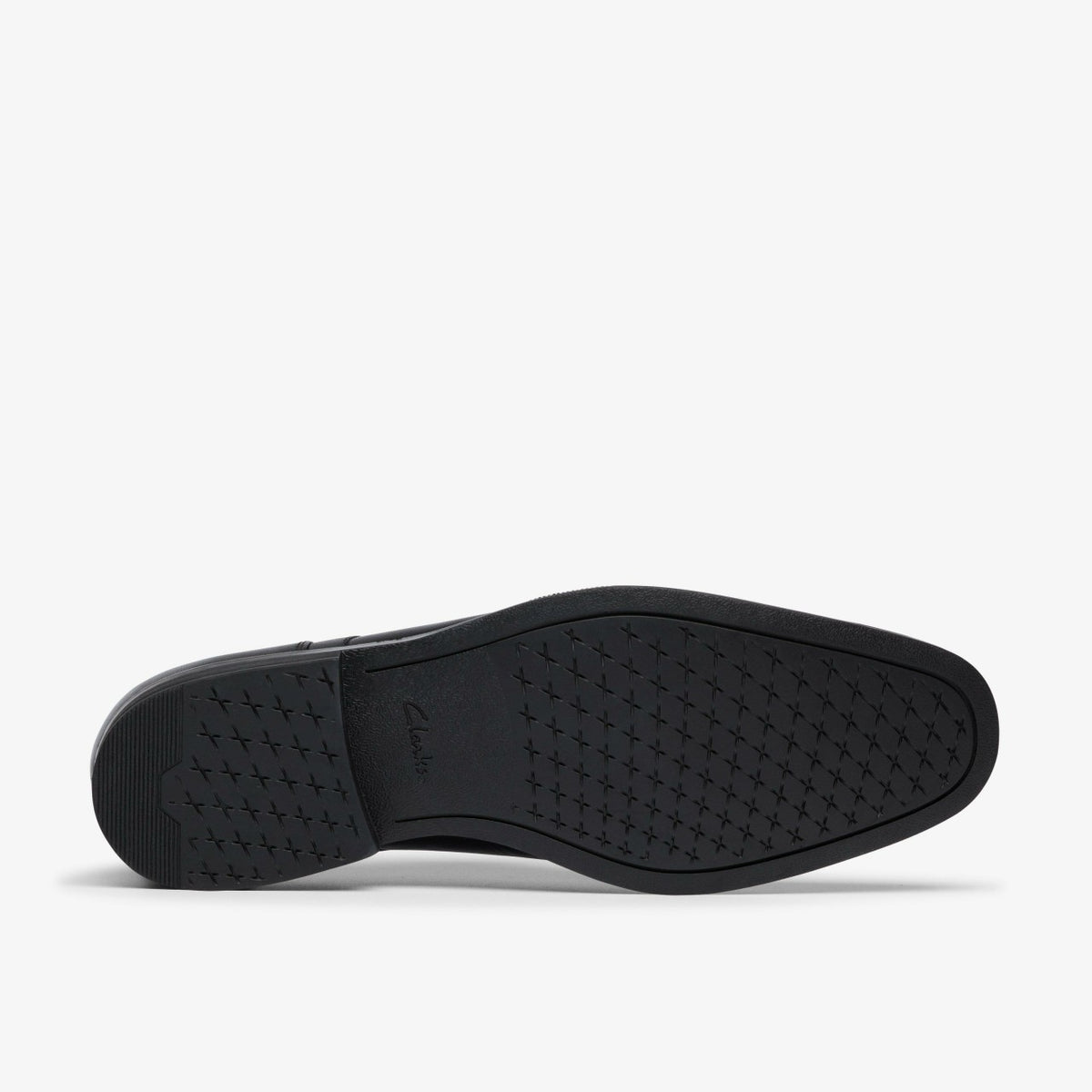 Paulton Cap Black Leather - Clarks Men