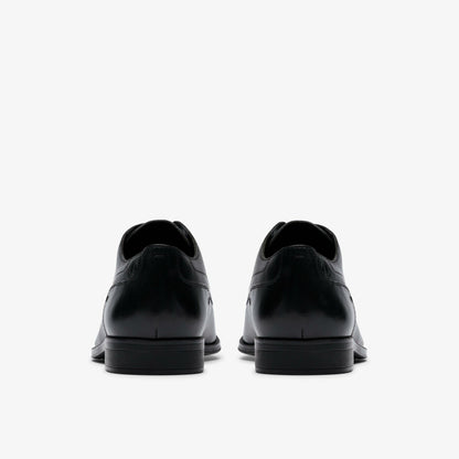 Paulton Over Black Leather - Clarks Men