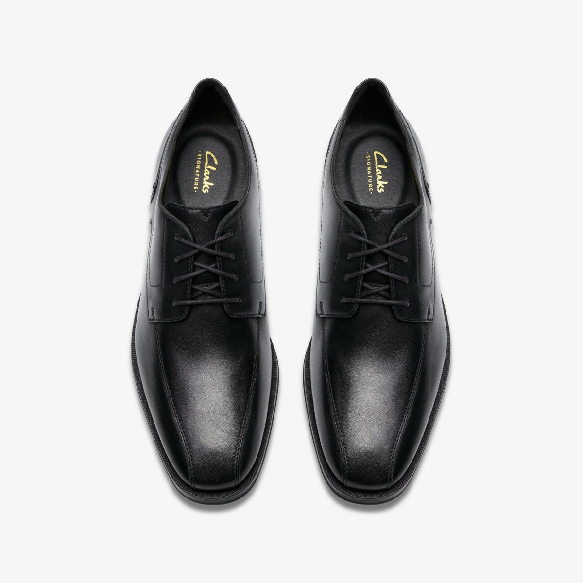 Paulton Over Black Leather - Clarks Men