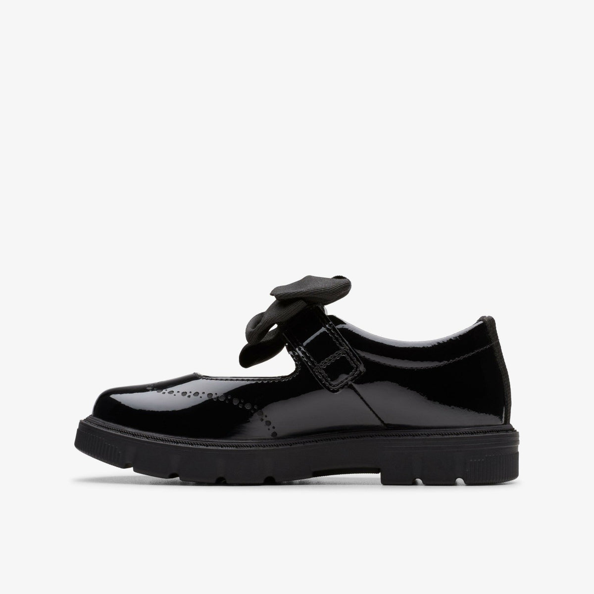 Lorcam Jane Kid Black Patent - Clarks Kids