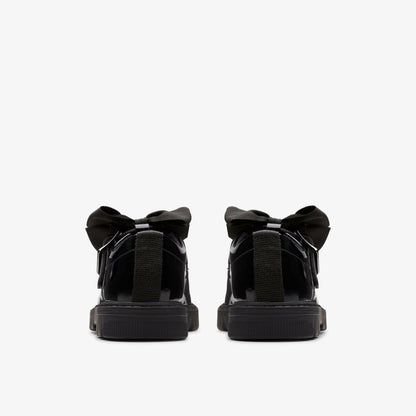 Lorcam Jane Kid Black Patent - Clarks Kids
