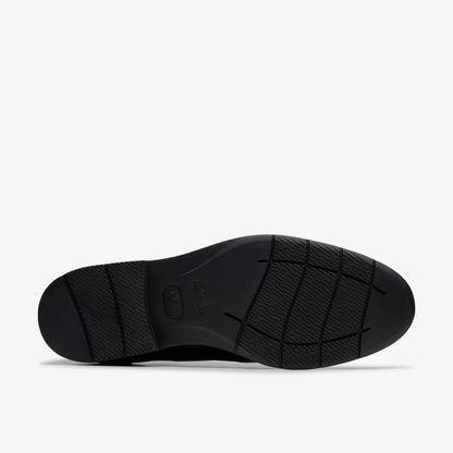 Banbury Tip Black Leather - Clarks Men