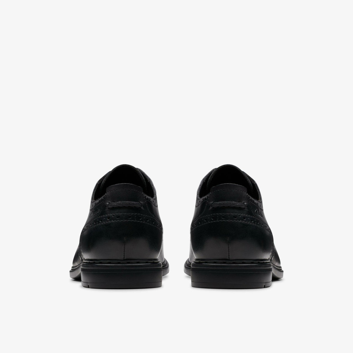 Banbury Tip Black Leather - Clarks Men