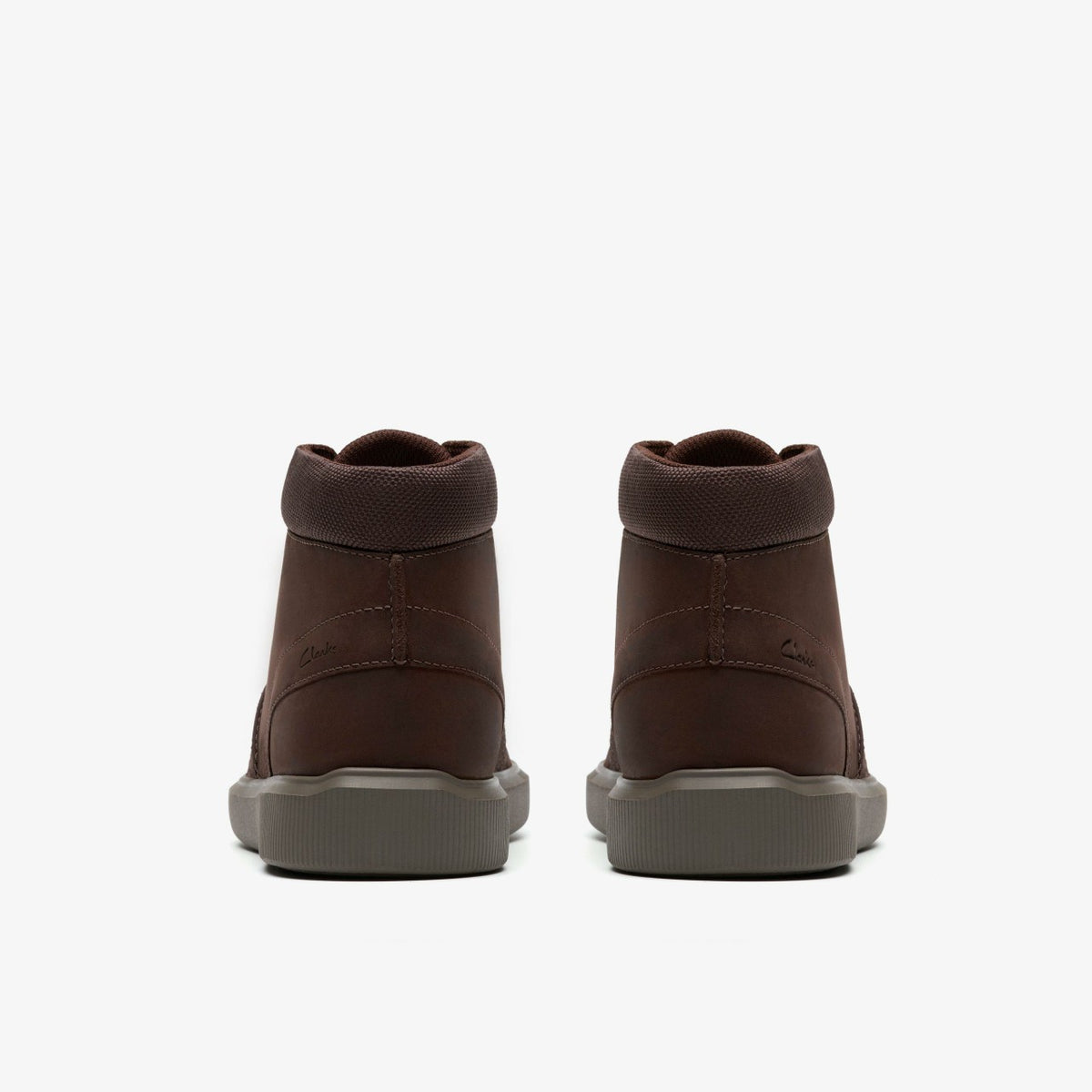 Brodin Mid Dark Brown Leather - Clarks Men
