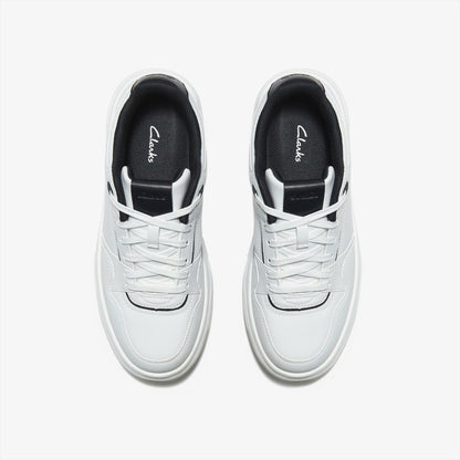 Elham Lace White Combination - Clarks Men