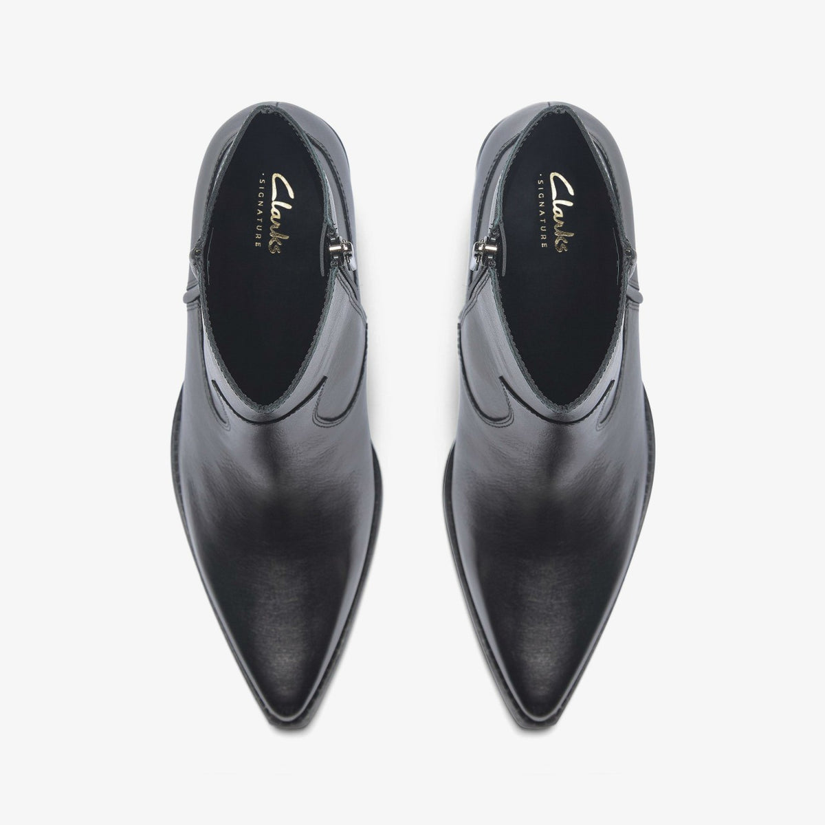 Kheda West Black Leather - Clarks Women