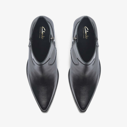 Kheda West Black Leather - Clarks Women