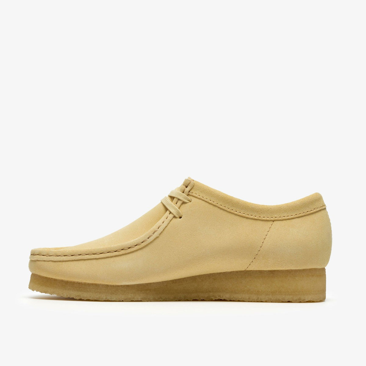Wallabee Pale Yellow Suede - Clarks Men