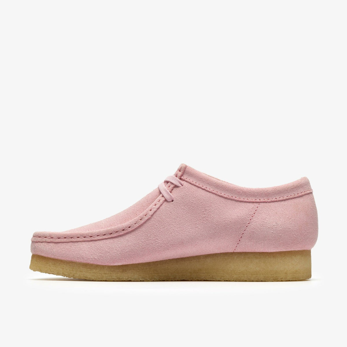 Wallabee Light Pink Suede - Clarks Men