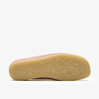 Wallabee Light Pink Suede - Clarks Men