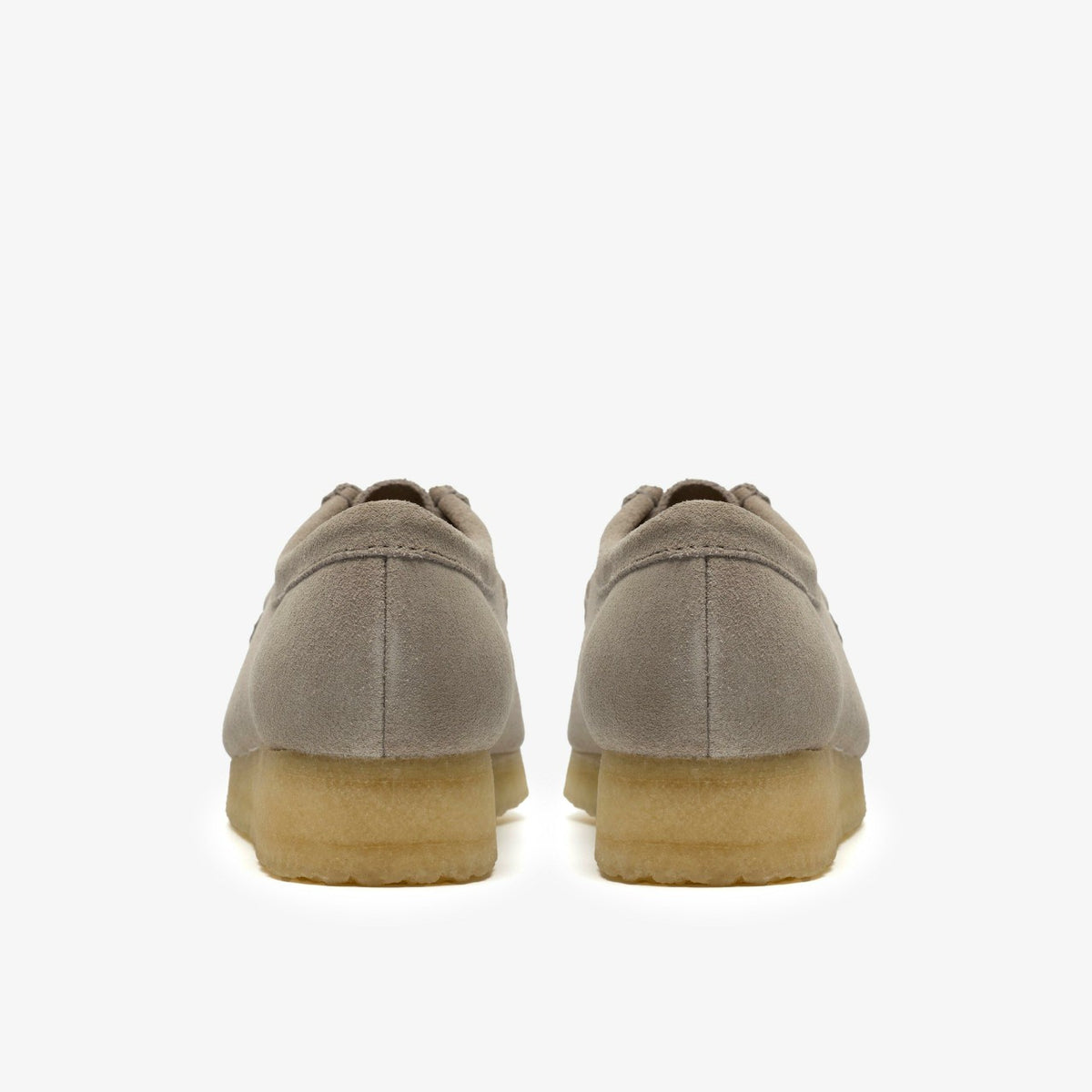 Wallabee Pale Grey Suede - Clarks Women