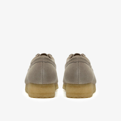 Wallabee Pale Grey Suede - Clarks Women