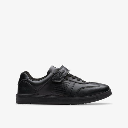 Disco Pace Kid Black Leather - Clarks Kids